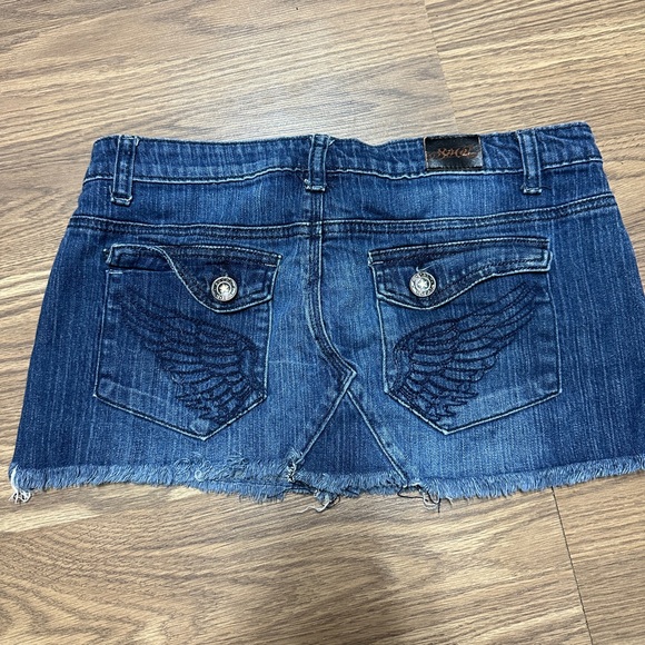 Vintage So Cal Mini Denim Skirt - Picture 2 of 5